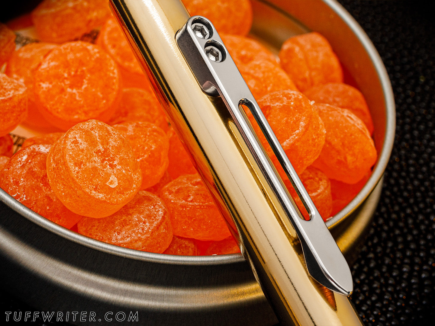 Analog Heavy Press Pen - Brass Deluxe