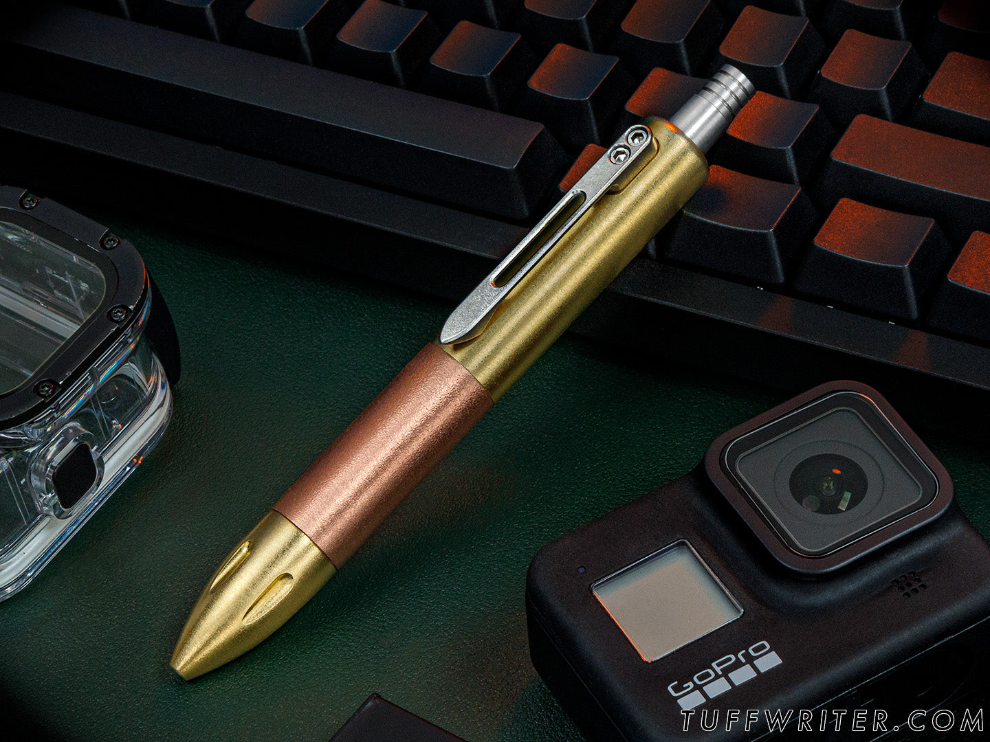 Mk2 Heavy SPECIAL MISSION Pen - Brass Brushed/Copper