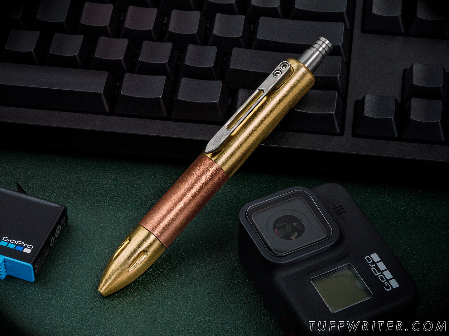 Mk2 Heavy SPECIAL MISSION Pen - Brass Brushed/Copper