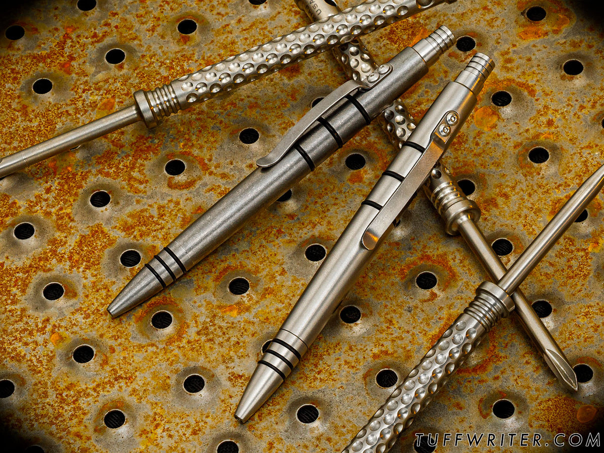 Mini Press Pen - Titanium