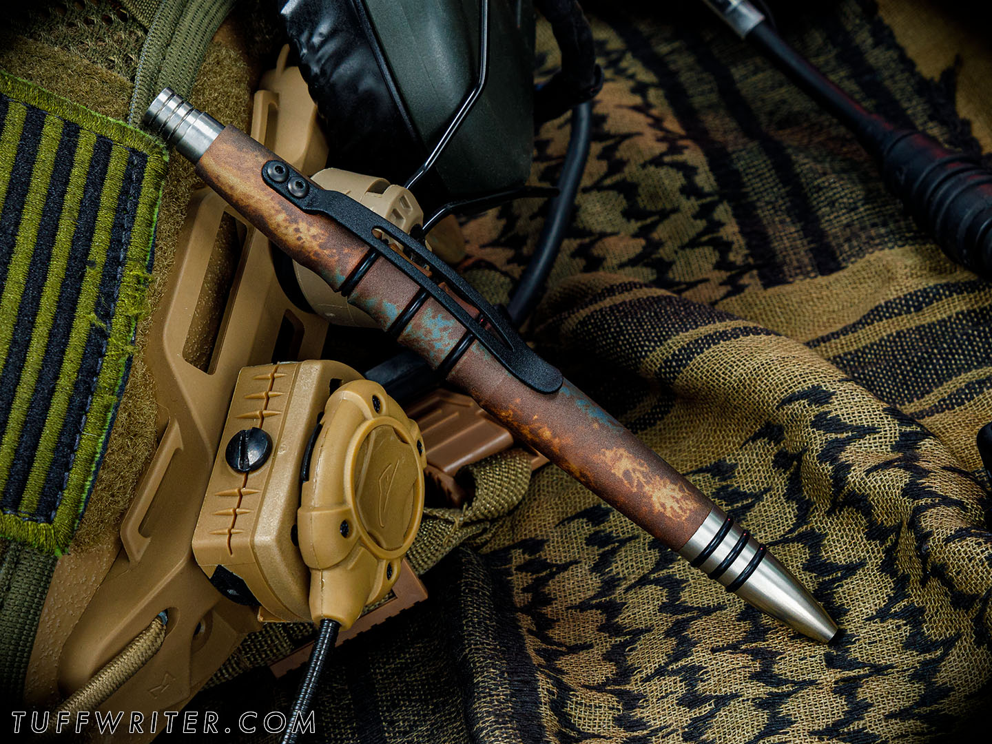 Precision Press SPECIAL MISSION Pen - CASE HARDENED - Aluminum/Anodized