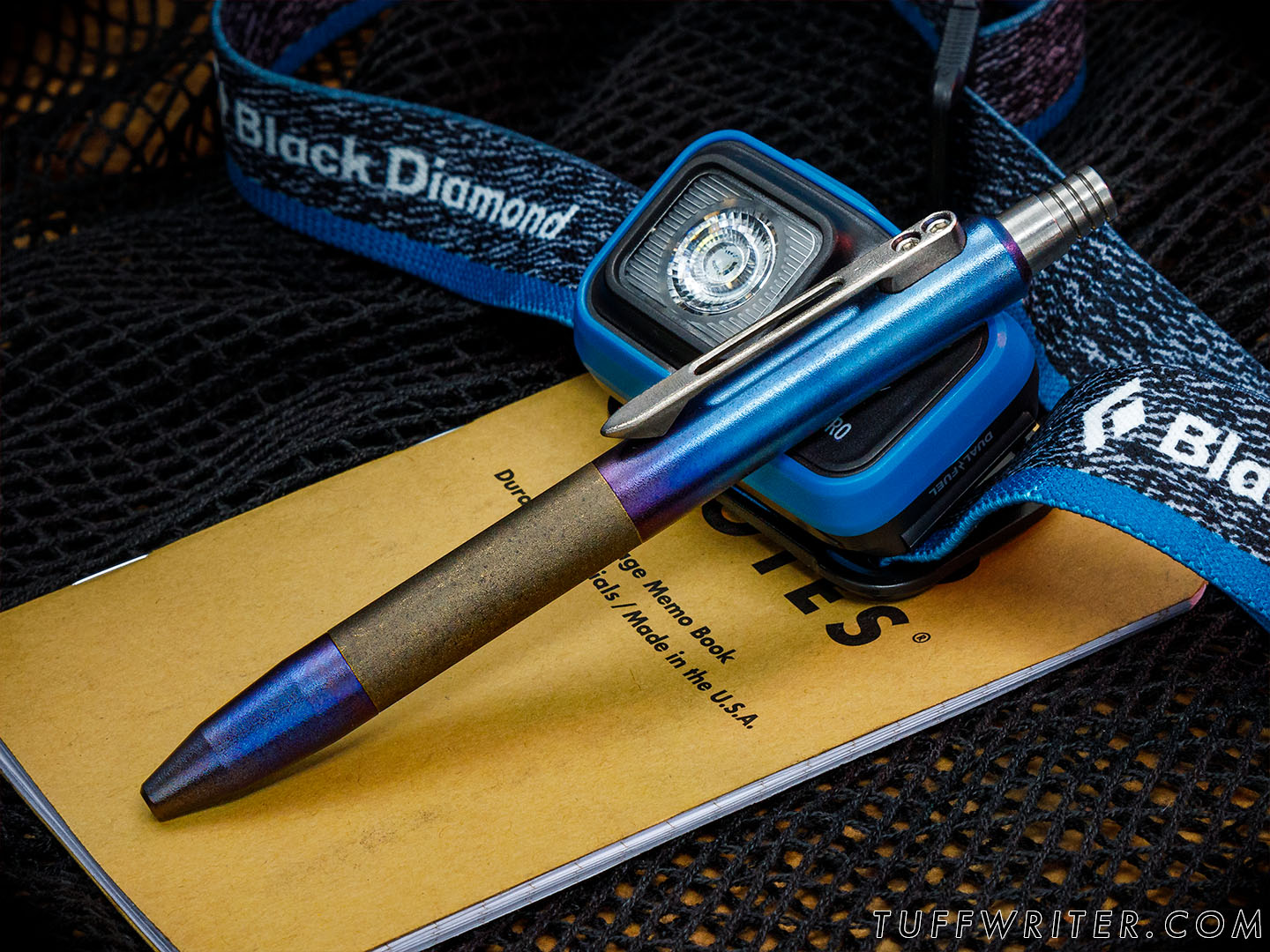 Mk Zero SPECIAL MISSION Pen - Titanium Flamed/Brass Tumbled